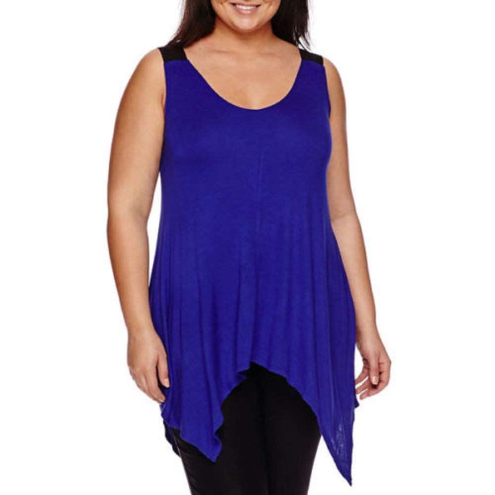 Worthington Colorblock Straps Tank Top New